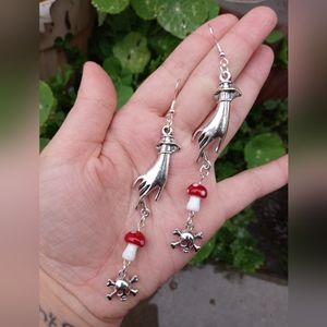 Mushroom earrings